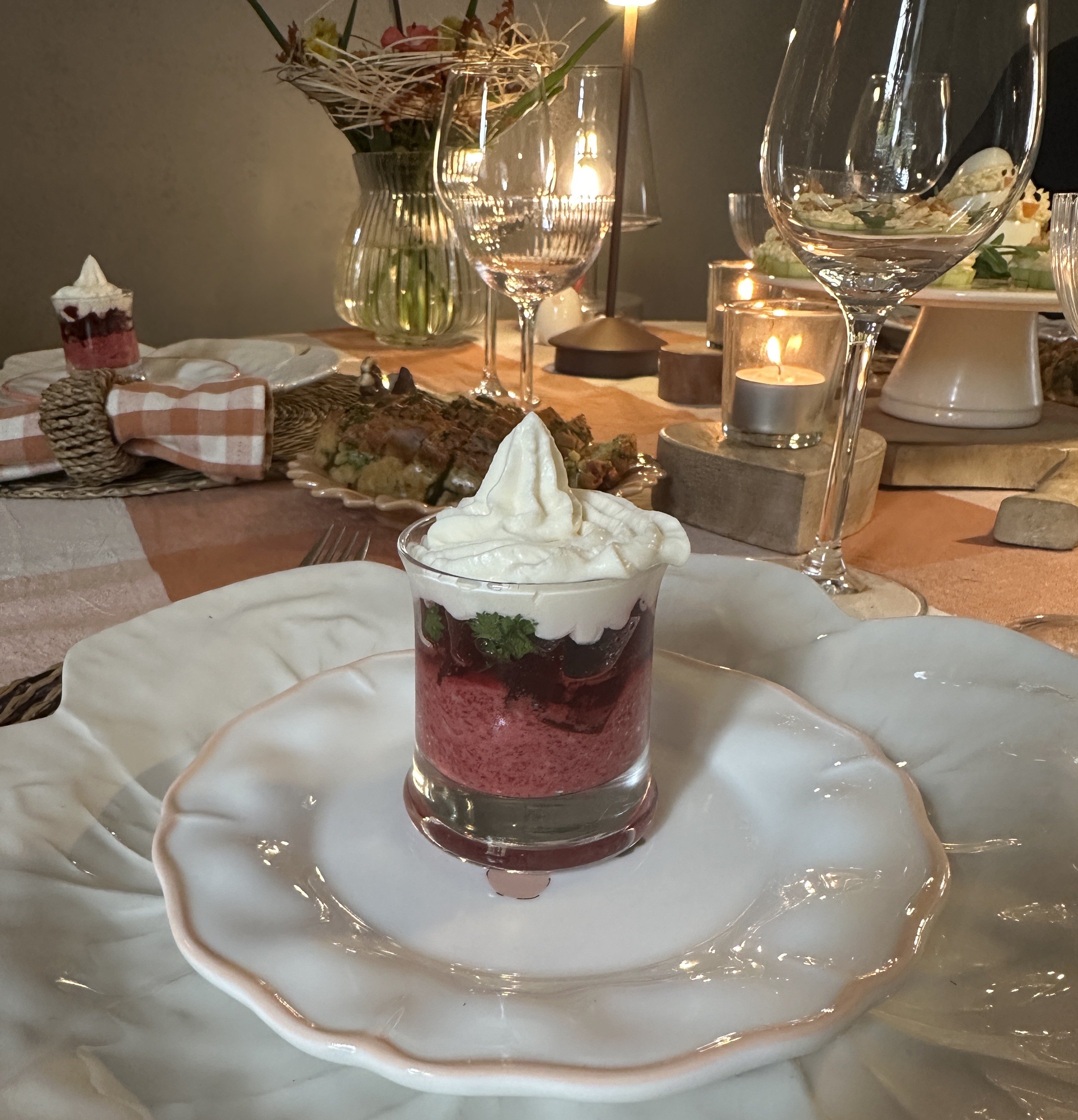 Recette Verrines de Betterave au Chèvre